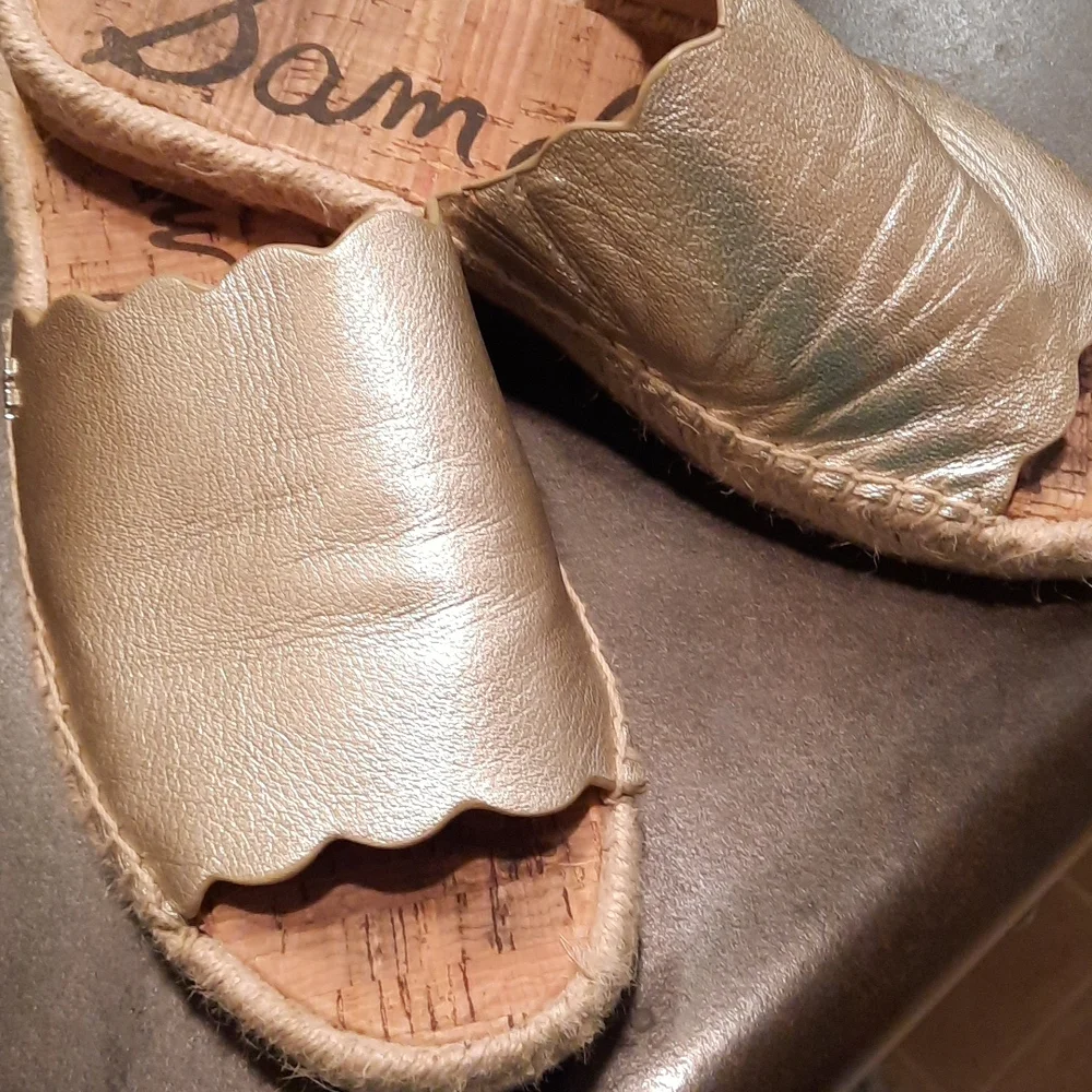 Sam Edelman Gold Sandals